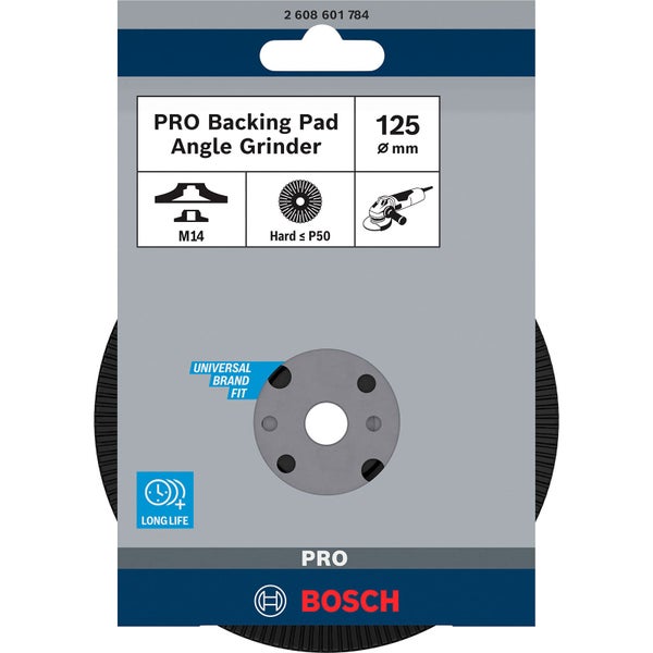 Bosch Schleifteller mit 125 Millimeter Durchmesser für Winkelschleifer