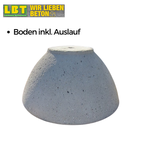 Betonboden inklusive Auslauf von LBT Landauer Betonteile.