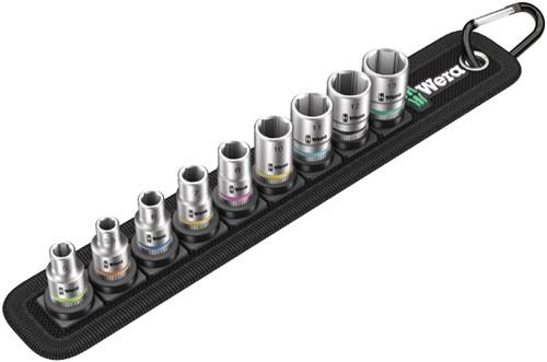 Wera Belt 4 Zyklop Steckschlüssel-Satz 9tlg. 1/4 Antrieb - 003883