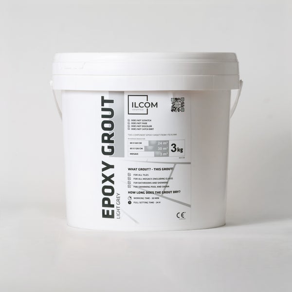 Epoxidharzmörtel zum Füllen von Fugen  - Grau -  3Kg