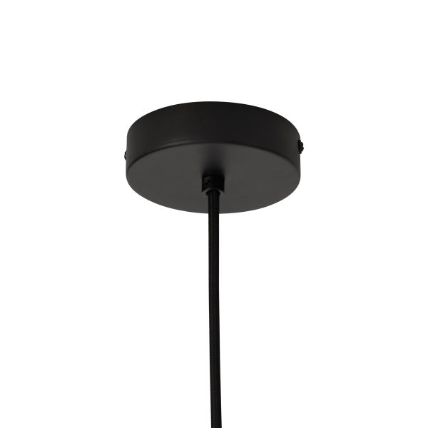 Deckenbefestigung einer Pendelleuchte mit Textilkabel