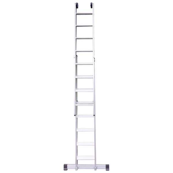 Euroline Premium 302 Stufen- Schiebeleiter 2x8 Sprossen