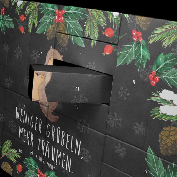 Mr. & Mrs. Panda Befüllbarer Adventskalender Otter Muschel - Schwarz
