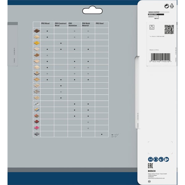 Bosch PRO Wood Kreissägeblatt 235 x 2,8 x 30 mm - 2608640727