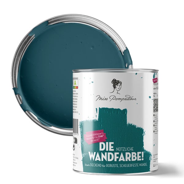 Farbeimer mit Wandfarbe