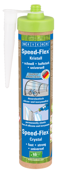 Weicon Speed Flex Kristall Klebstoffkartusche