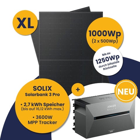 Solakon® 1000W Balkonkraftwerk mit Halterung (Flachdach) - Balkonkraftwerk 800W komplett Steckdose - 800 Watt Wechselrichter - Solaranlage Komplettset - 500W bifaziale Solarmodule inkl. Zubehör Solakon® 1000W Balkonkraftwerk mit Halterung (Flachdach) - Balkonkraftwerk 800W komplett Steckdose - 800 Watt Wechselrichter - Solaranlage Komplettset - 500W bifaziale Solarmodule inkl. Zubehör