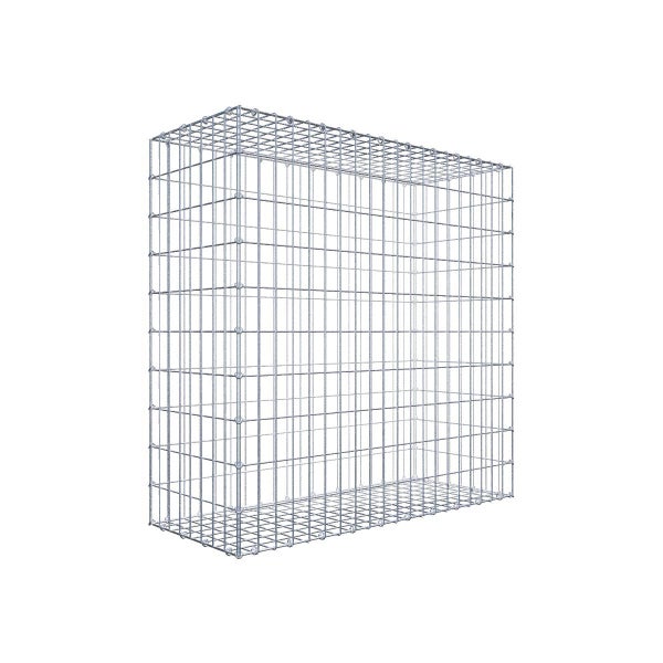 Gabione 100 cm x 100 cm x 40 cm (L x H x T), Maschenweite 5 cm x 10 cm, C-Ring