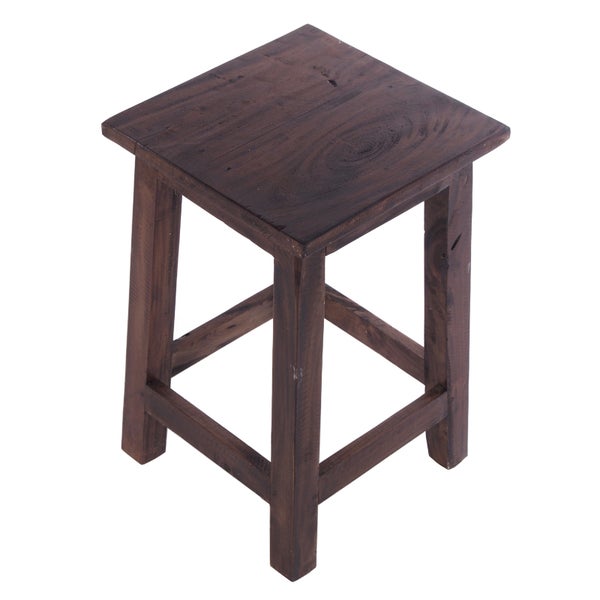Hocker MADERO<br /> Recyclingholz 03 dunkelbraun
