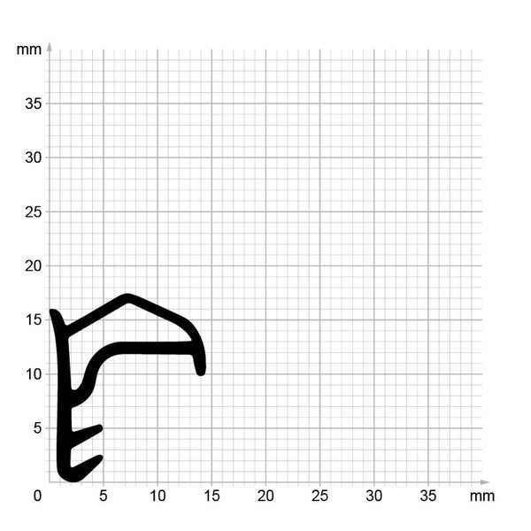DIWARO. | Stahlzargendichtung SZ124 | weiß | 5 Meter