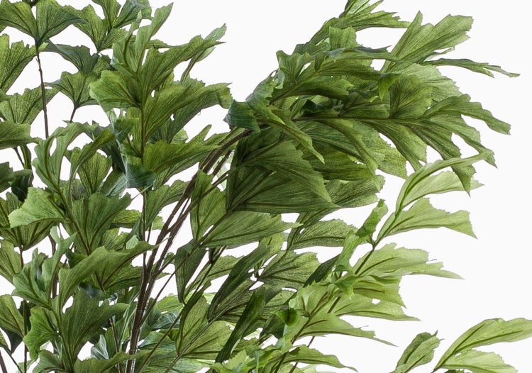 Künstliche Strelitzie Paradiesvogelblume mit realistischem Blütenkopf und Stiel.