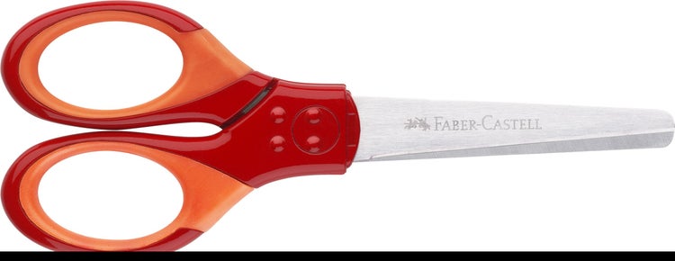 Faber-Castell Schulschere GRIP rot