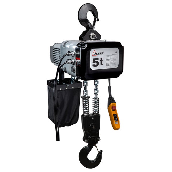 DELTA Elektrischer Kettenzug DTS – 400V - Tragkraft 5,0t Hubhöhe 10m 2 Geschwindigkeiten