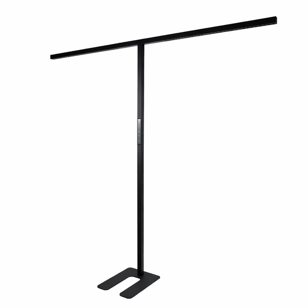Stehlampe mit LED Leuchte und rechteckigem Fuß