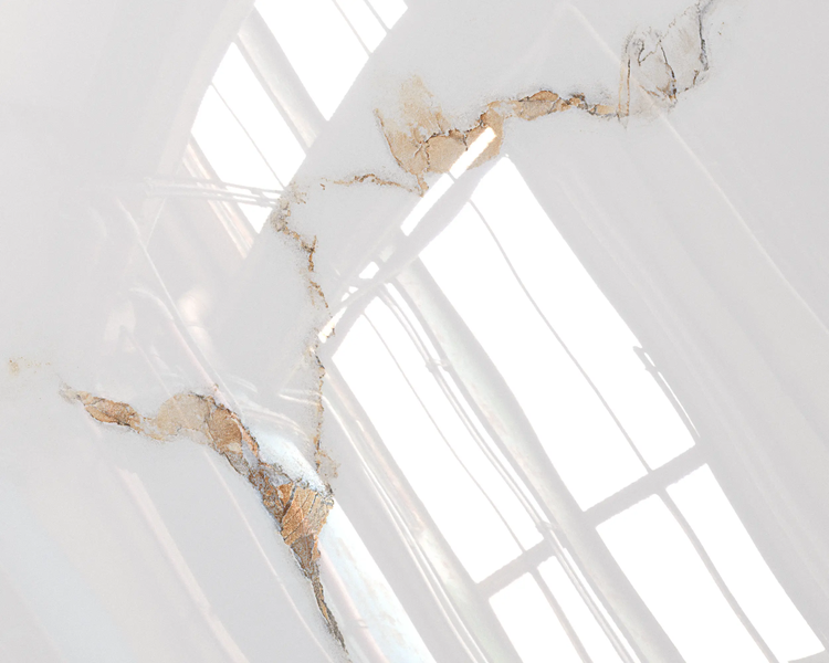 Feinsteinzeug Wand- und Bodenfliese 60 cm x 120 cm - Torrence white