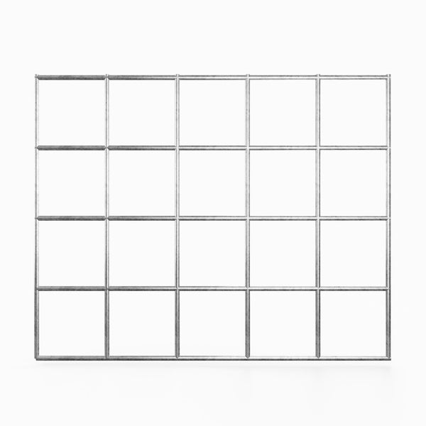 Gitter 10 x 10 cm Maschenweite - Maße: 40 x 50 cm