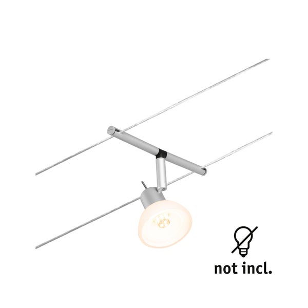 Quadratisches LED-Panel mit schmalem silberfarbenem Rahmen für die Deckenmontage oder Wandmontage.