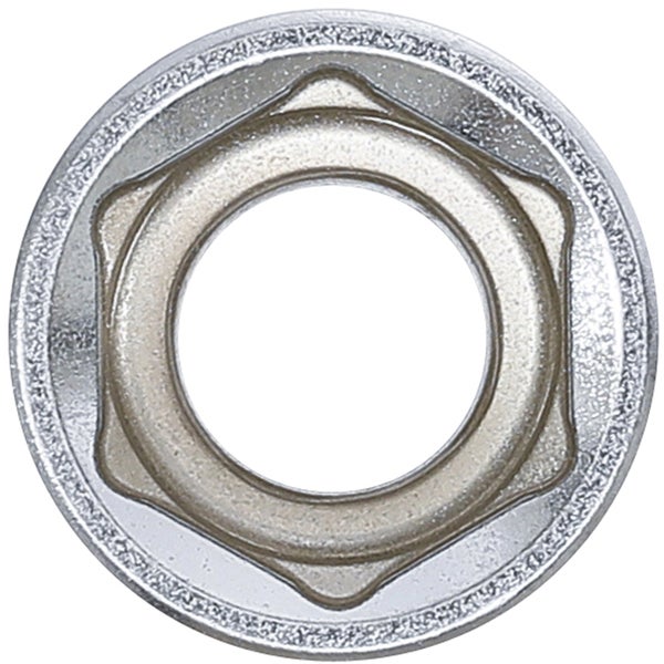 BGS Steckschlüssel-Einsatz Sechskant Antrieb Innenvierkant 12,5 mm (1/2) SW 18 mm - 2918