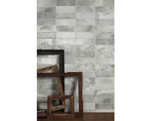 Wandfliese FS Raku silver 20x40 cm