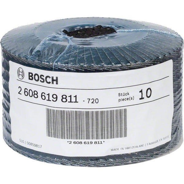 Bosch Fächerschleifscheiben, 10 Stück