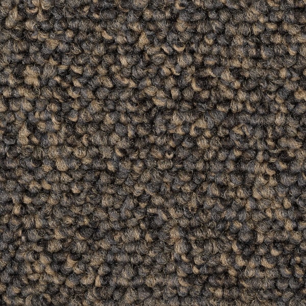 Teppichboden Meterware in Dunkelbraun strapazierfähige Schlingenware 5 mm dick 400 cm Breite (Meterware)