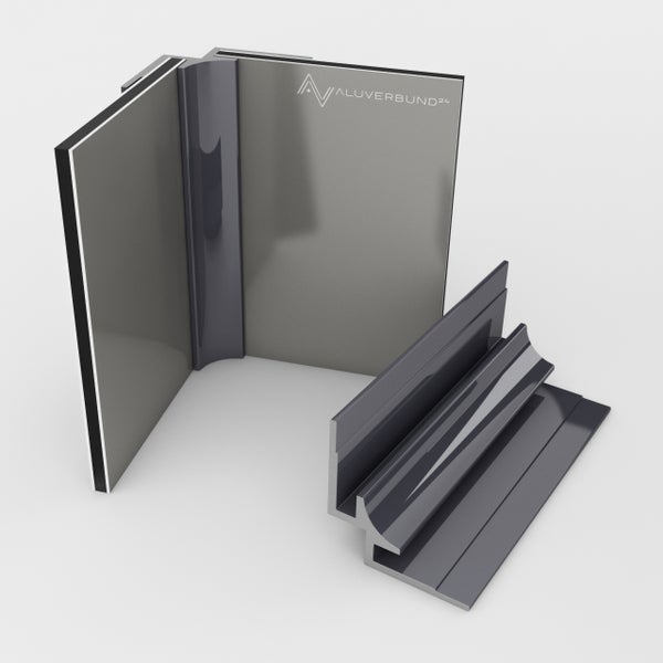 Aluminium Verbundplatten Eckverbinder und Kantenschutzprofil