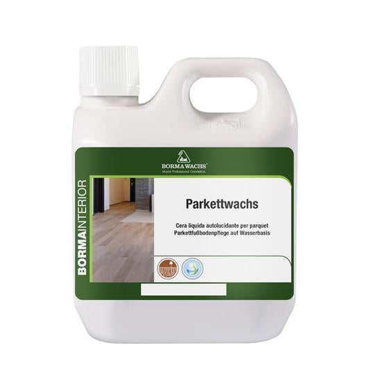 Borma Wachs Parkettwachs Flüssig Wasserbasis Tief Matt 5L Farblos 10 GU