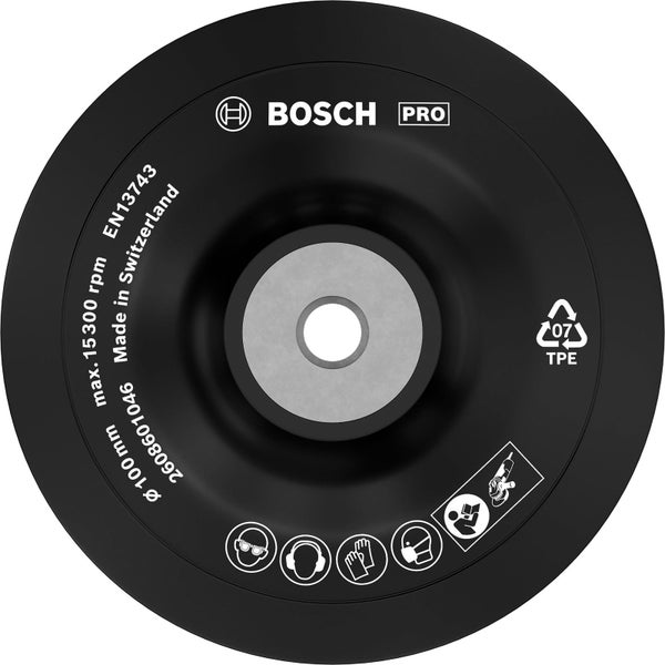 Bosch PRO Backing Pad weich 125 mm M10 weich - 2608601046