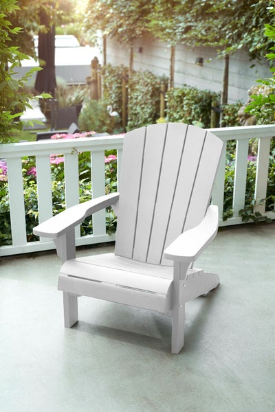 Keter Adirondack Troy wetterfester Gartensessel in Weiß