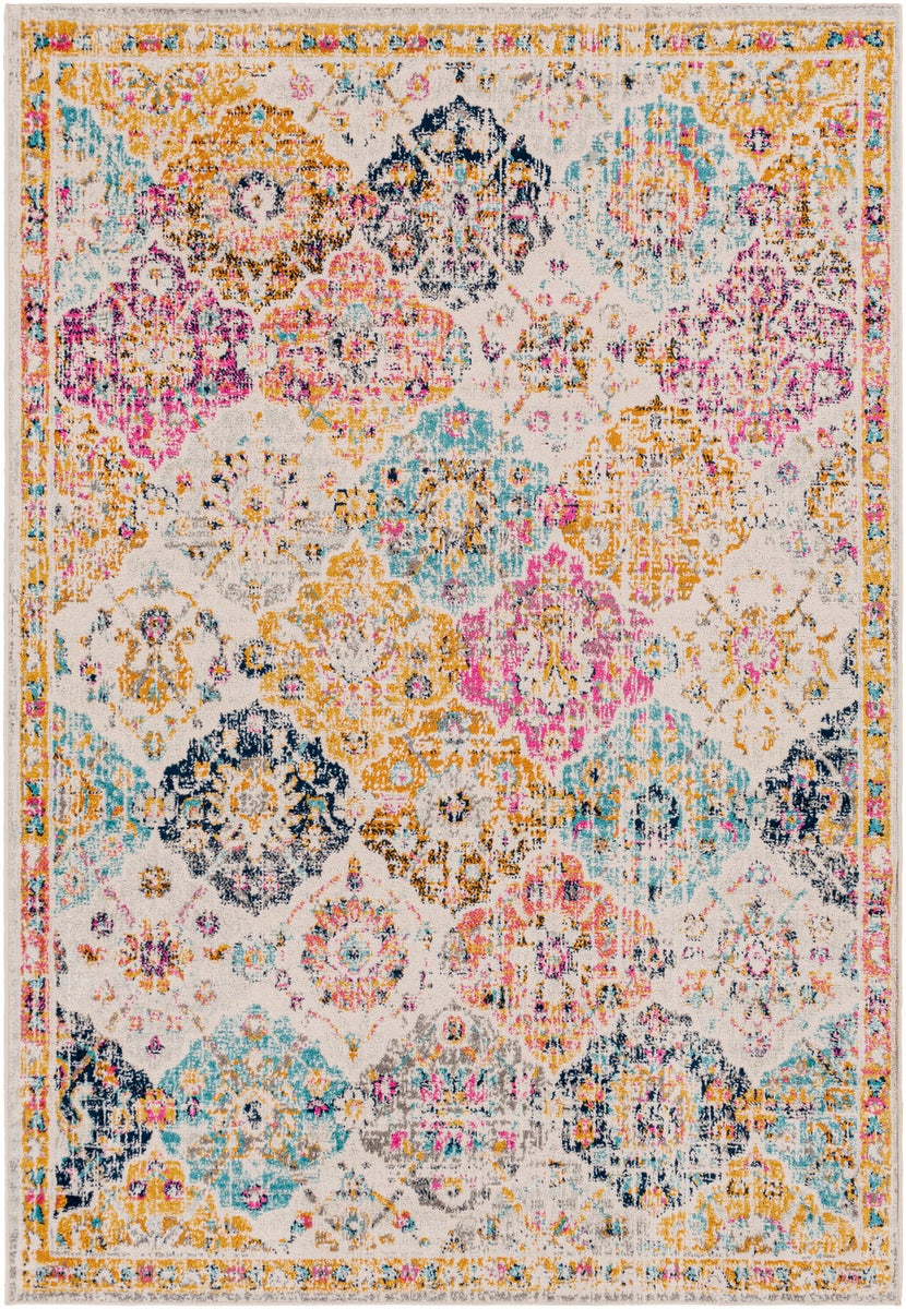 Vintage Orientalischer Teppich - Mehrfarbig/Orange - 120x170cm - INES