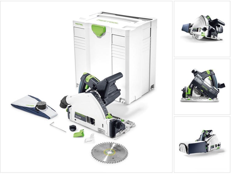 Festool TSC 55 REB-Li Basic Akku Tauchsäge 36V ( 2x18V ) ( 201395 ) 160 mm Brushless Solo im Systainer - ohne Akku, ohne Ladegerät