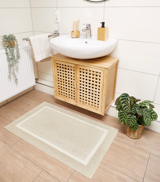 Badematte Maui 60 x 100 cm in Beige