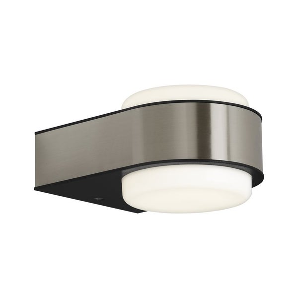 LED Außenwandleuchte Außenlampe Edelstahl 6,5W IP44 4000K Kunststoff Briloner