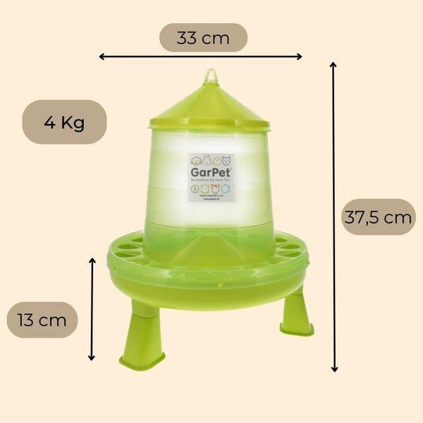GarPet Futterautomat, 4 Kilogramm, 33 mal 37,5 mal 13 Zentimeter