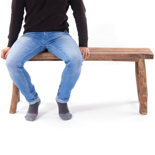 Sitzbank Malu 120 Teak Massivholz naturfarben
