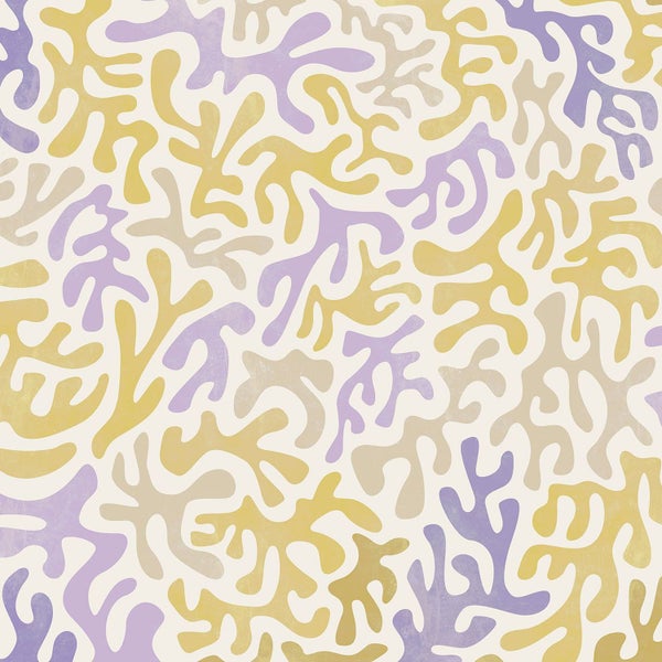 Muster mit abstrakten floralen Formen