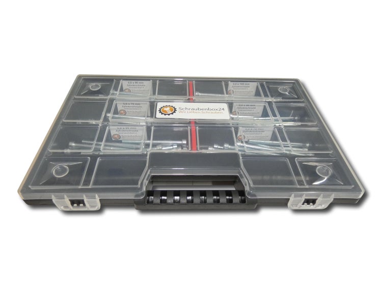 90 tlg Zylinderschrauben Sortiment  M5 // 65mm-100mm Schrauben Set Schraubenbox DIN 912/ISO4762 Bolzen Vollgewindeschrauben Maschinenschrauben Gewindeschrauben Zylinderkopfschrauben