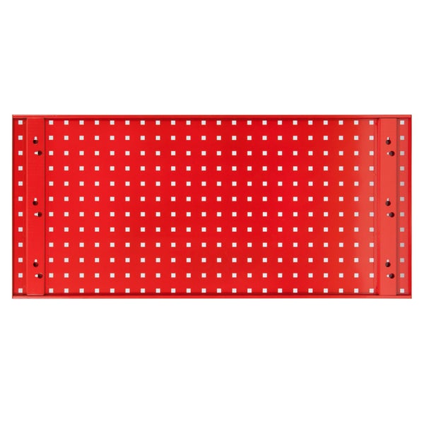 PROREGAL Lochplatte BxH 98,7 x 45,6 cm Verkehrsrot