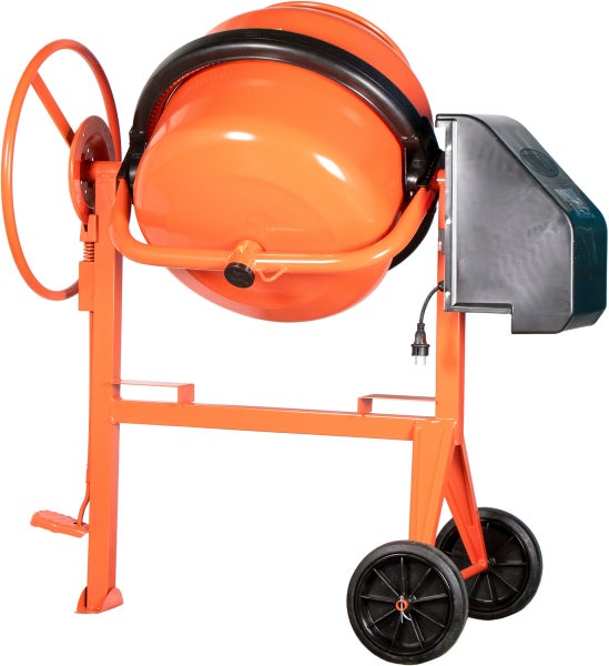 Betonmischer SIRL Pro150TD – Profi-Zementmischmaschine 130L mit 850W Motor & Scheibenbremse