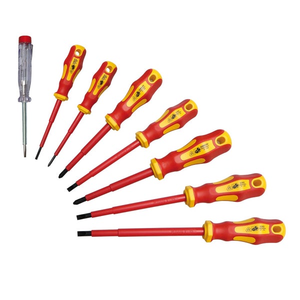 Schraubendrehersatz mit Spannungsprüfer