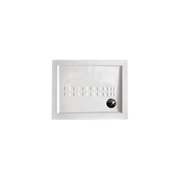 Traditionelle keramik-Duschwanne mit Antirutschbeschichtung 100X80 | Linea