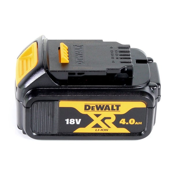 DeWalt 18 Volt XR Lithium-Ionen Akku mit 4,0 Amperestunden.