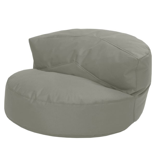 Green Bean Sitzsack Sofa mit Füllmaterial - Lounge im Sitzsack-Design 90x50cm mit ergonomischer Rückenlehne & waschbarem Bezug - Indoor und Outdoor geeignet in Khaki