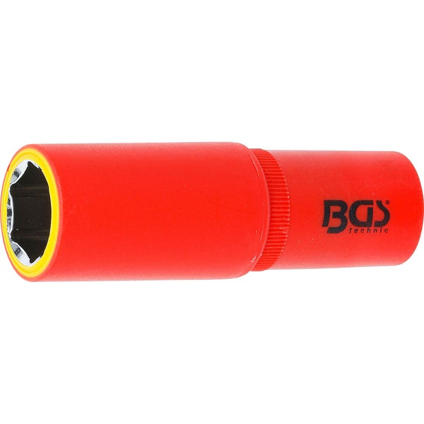 BGS VDE-Steckschlüssel-Einsatz Sechskant Antrieb Innenvierkant 12,5 mm (1/2) SW 19 mm - 72069