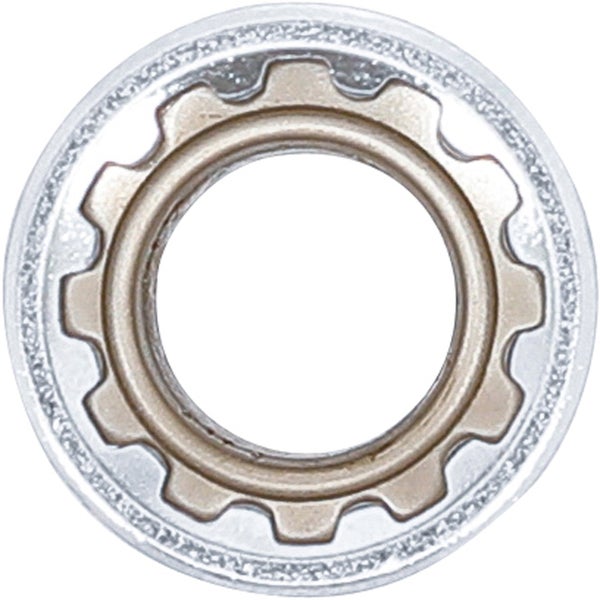 Abbildung eines Maulschlüssels mit Ringseite und Abmessungen.