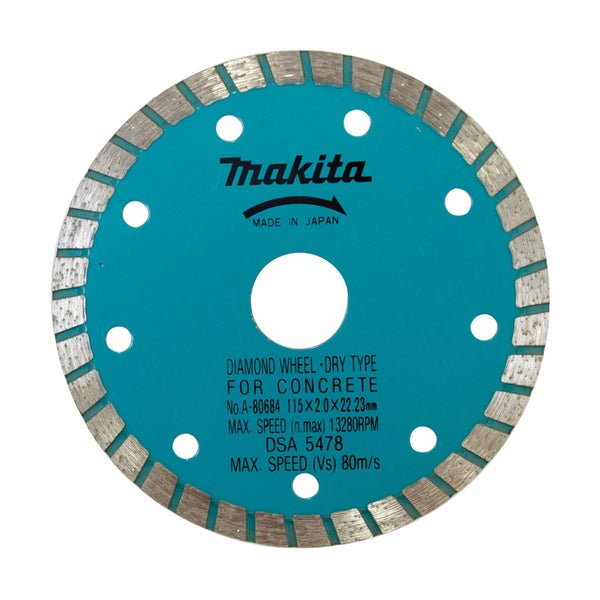 Makita Diamanttrennscheibe 115 mm Pfanne - A-80684