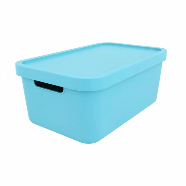 Aufbewahrungsbox aus Kunststoff mit Deckel