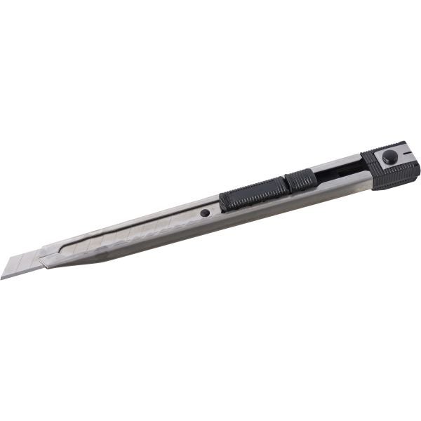 Triuso Universalmesser mit Abbrechklinge 9 mm Edelstahlgehäuse - 1 Stück