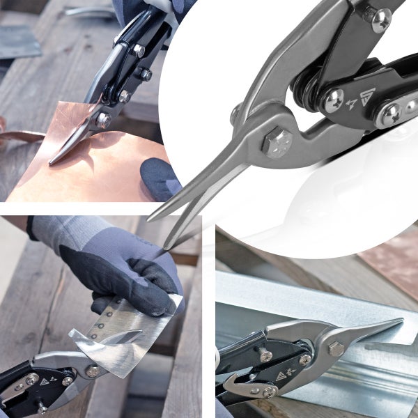 Blechschere linker Schnitt Metallschere zum professionellen Schneiden