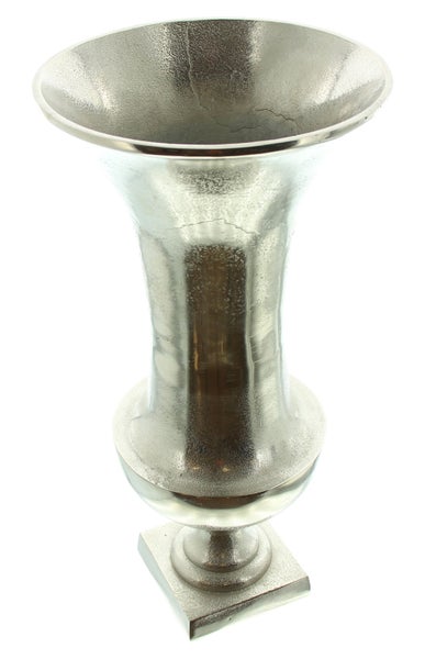 FRANK FLECHTWAREN | Dekovase Maison, groß, ALUMINIUM, Ø 23 x 49 cm